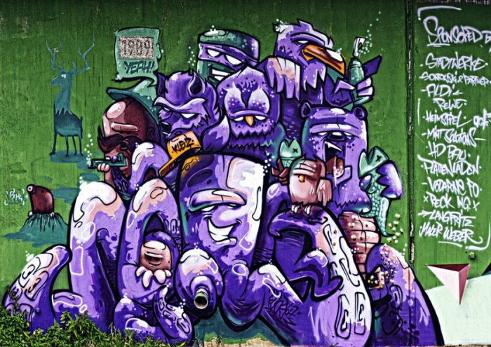 Graffiti Painting Urban Artwork Image Painted 